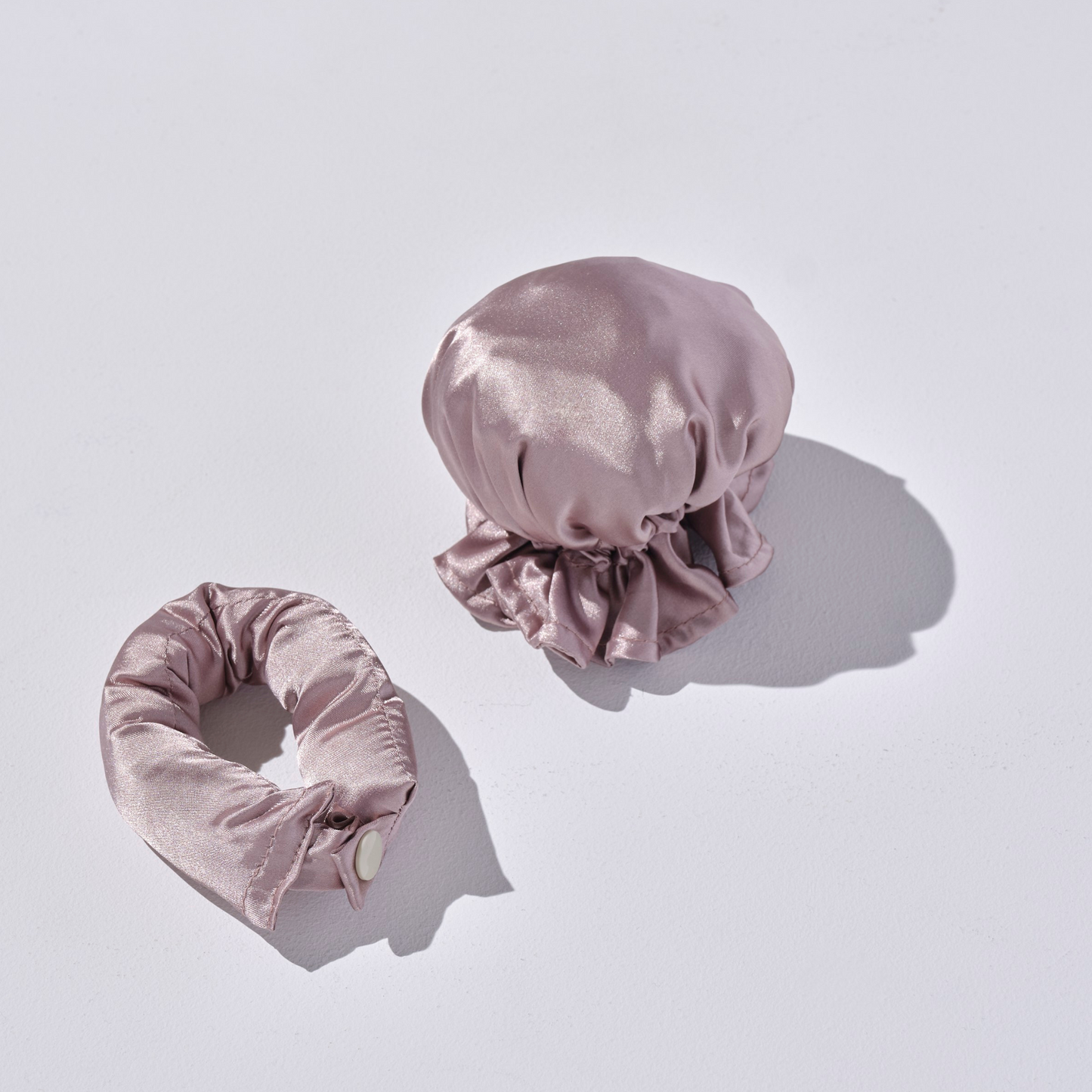 ピンクのケアヘアボンボン単品