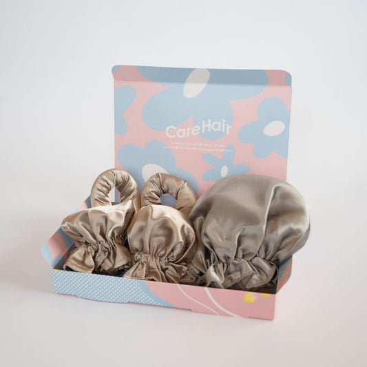 【定番シリーズ】ボンボン + シルクナイトキャップ